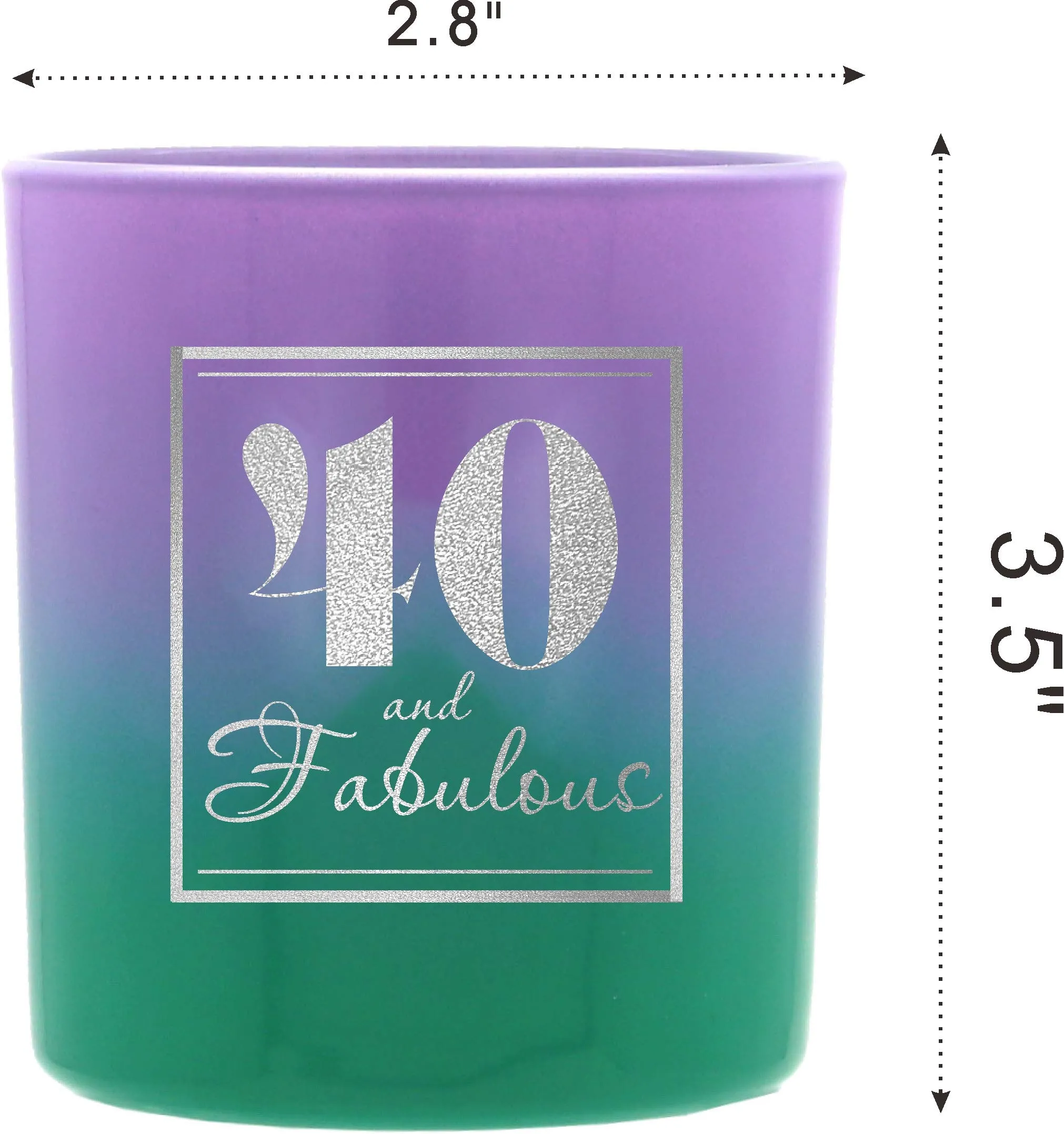 40th Birthday, 40th Birthday Gift for Women, 40 and Fabulous, Gift for 40 Year Old Women