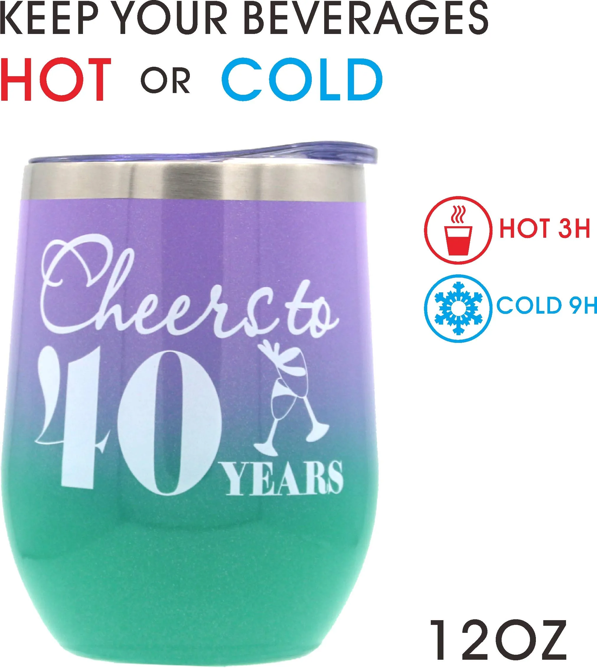 40th Birthday, 40th Birthday Gift for Women, 40 and Fabulous, Gift for 40 Year Old Women