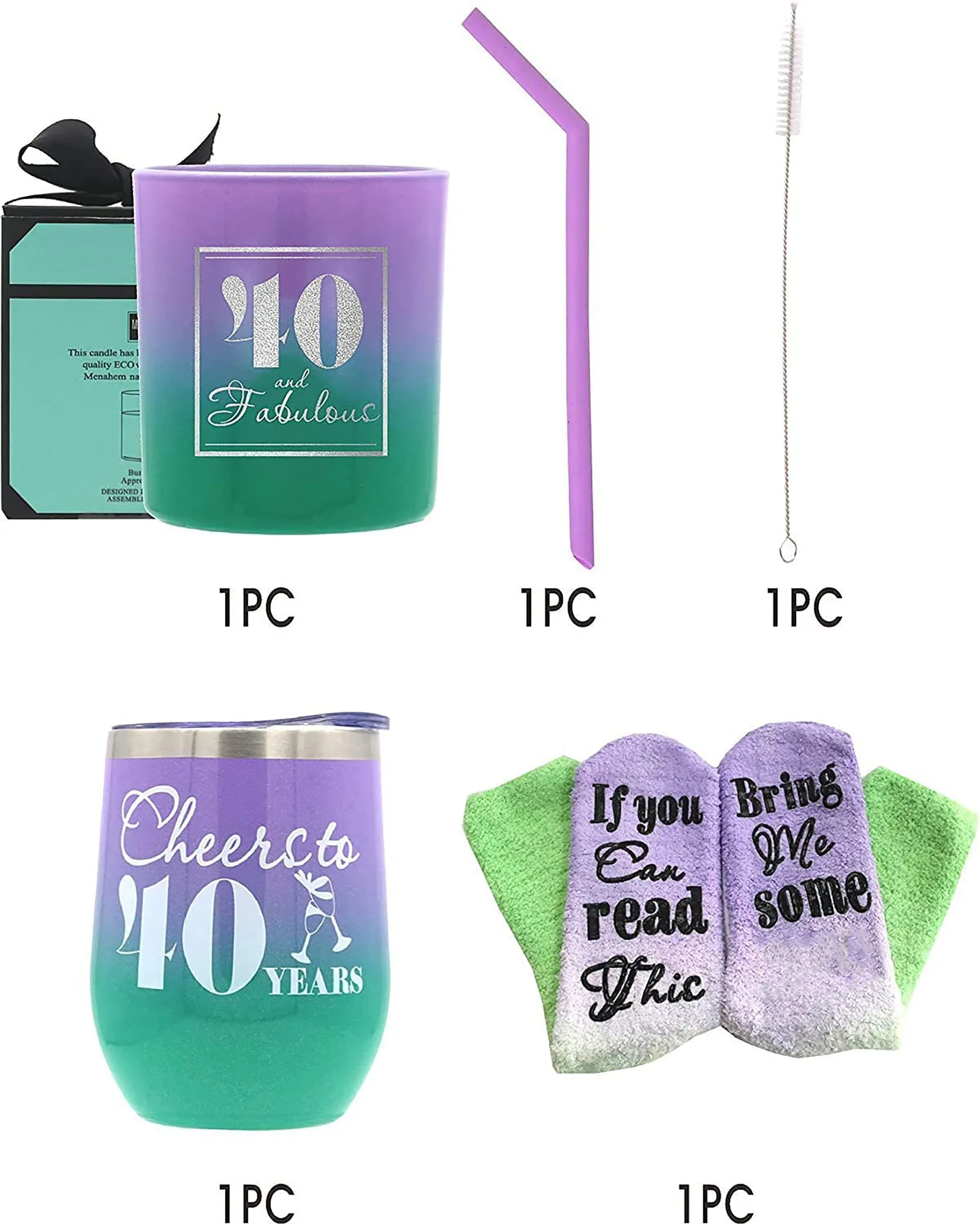 40th Birthday, 40th Birthday Gift for Women, 40 and Fabulous, Gift for 40 Year Old Women