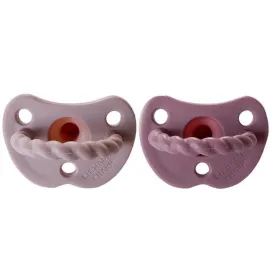 Chewable Charm 2 Pack Pacifier   Twirl | Mauvewood   Rose