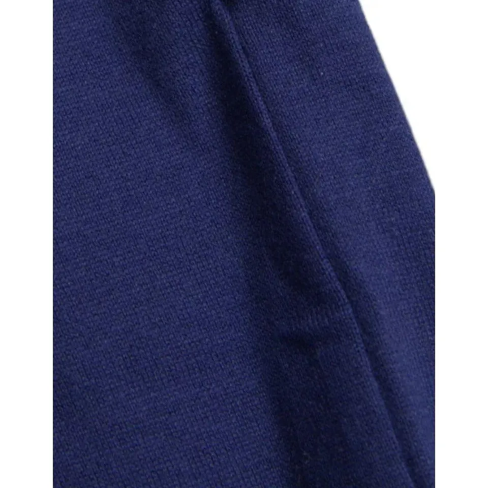 Dolce & Gabbana Royal Blue Round Neck Short Sleeve T-shirt