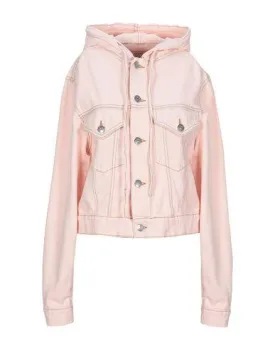 Ganni Women Denim outerwear Light pink 8 UK