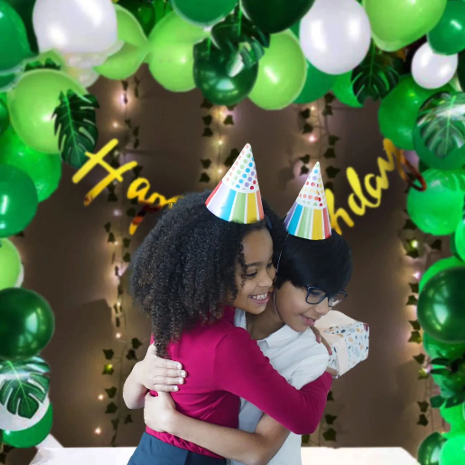 Jungle Theme Kids Birthday 55 Pcs - Decorating Items Birthday Party for Boy or Girl