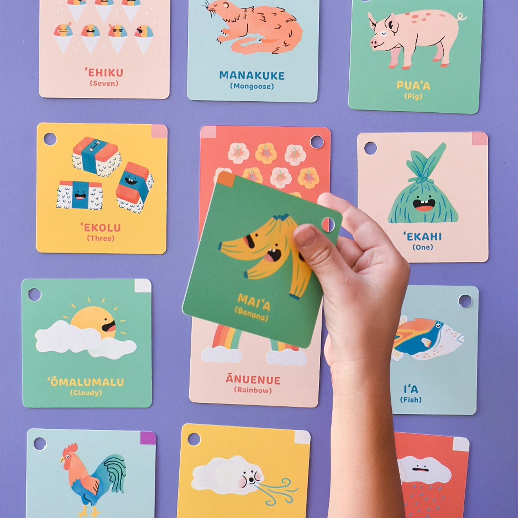 Keiki 'Olelo Hawai'i Flashcards