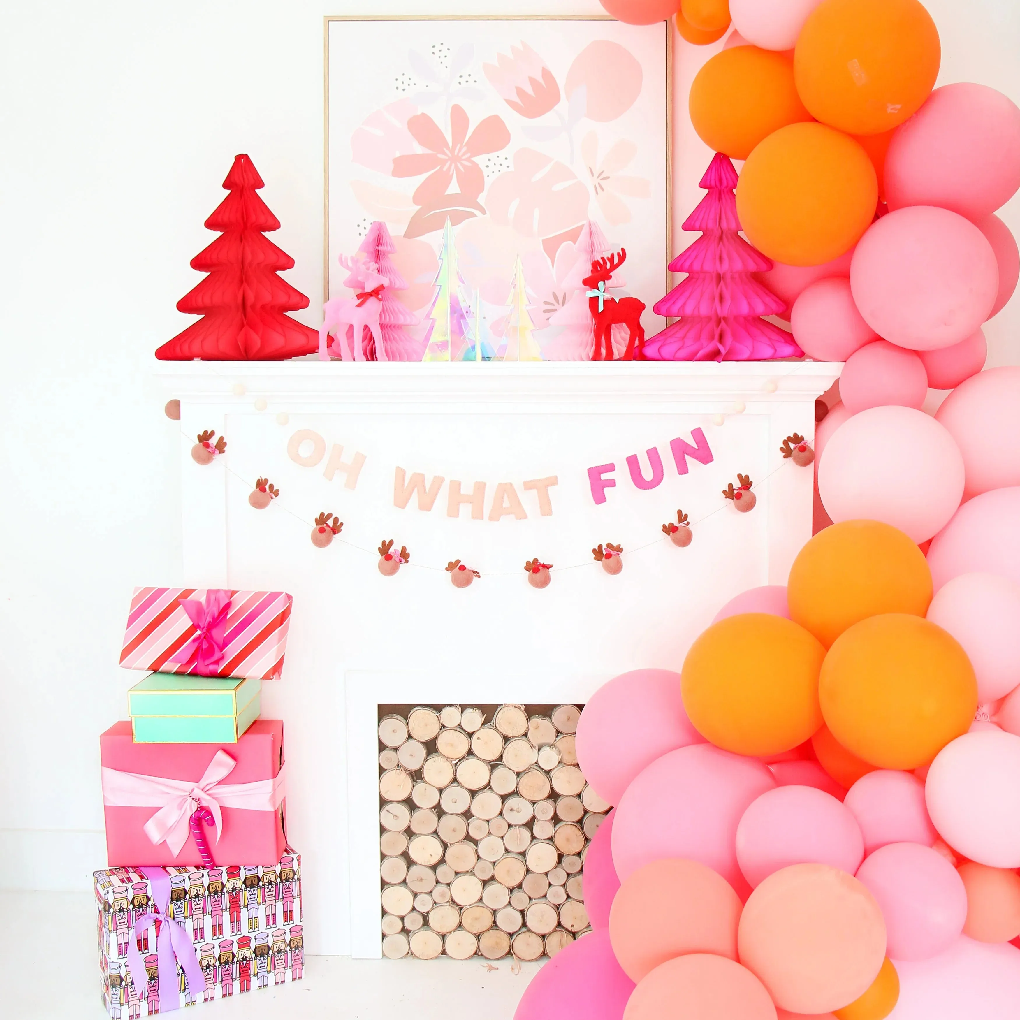 OH WHAT FUN Felt Holiday Garland